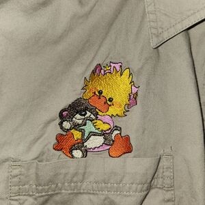 Suzy's Zoo Vintage Button Up North Crest Sz Large Womens